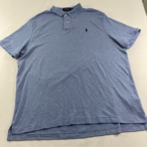 Polo Ralph Lauren Men's Light Blue Polo Shirt Size XL